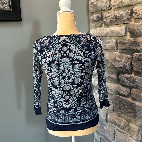 Women’s long sleeve blouse, Charter Club, size PS, lined bodice - Picture 4 of 7